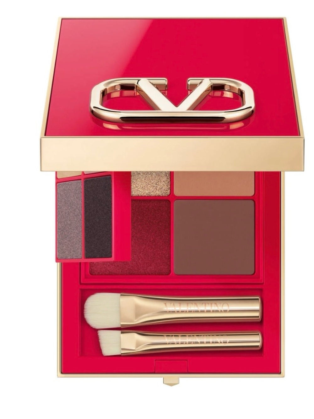 NIB Valentino Color-Flip Compact in Red Gorgeous Compact